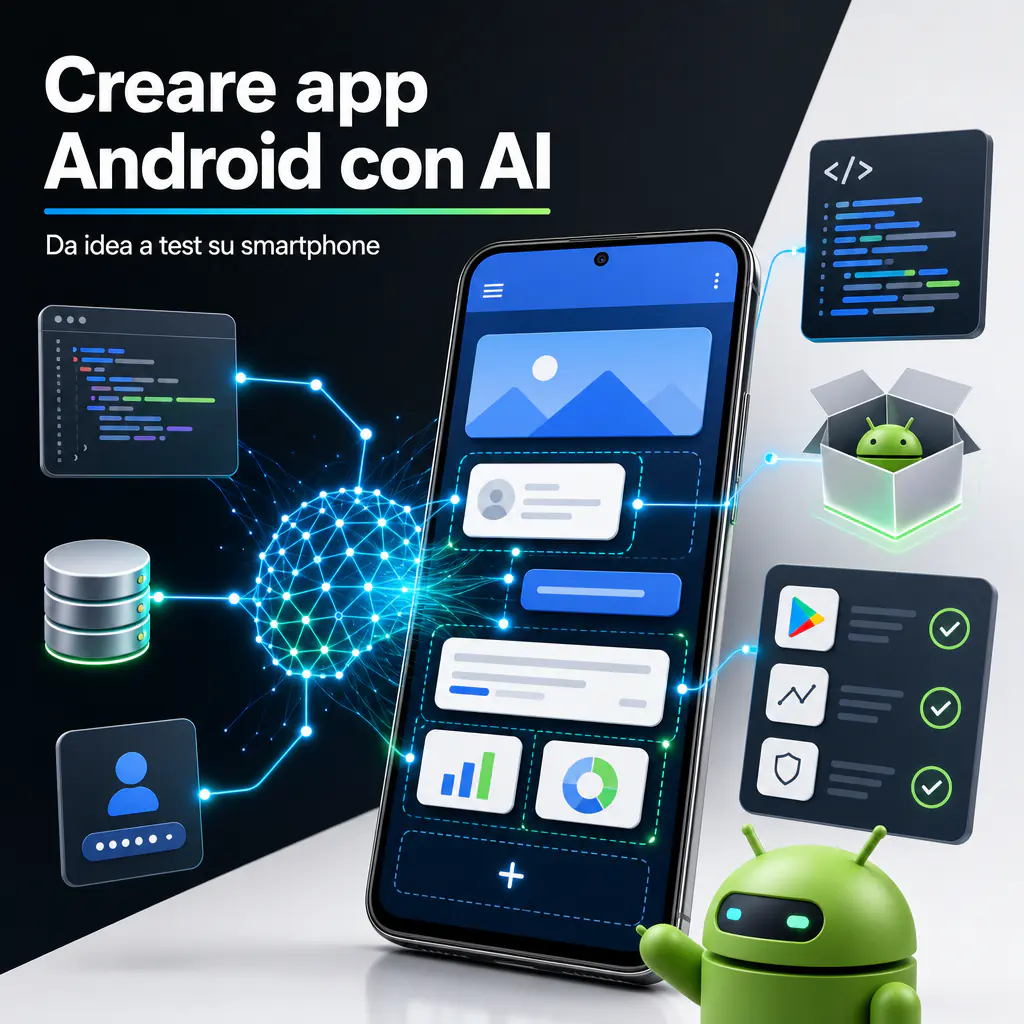 creare app android con ai