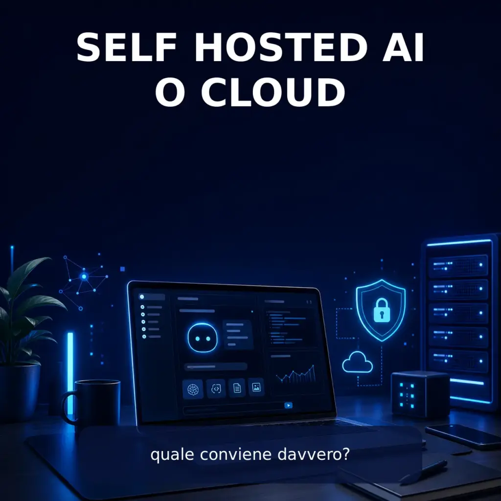 Self hosted AI o cloud: quale conviene davvero?